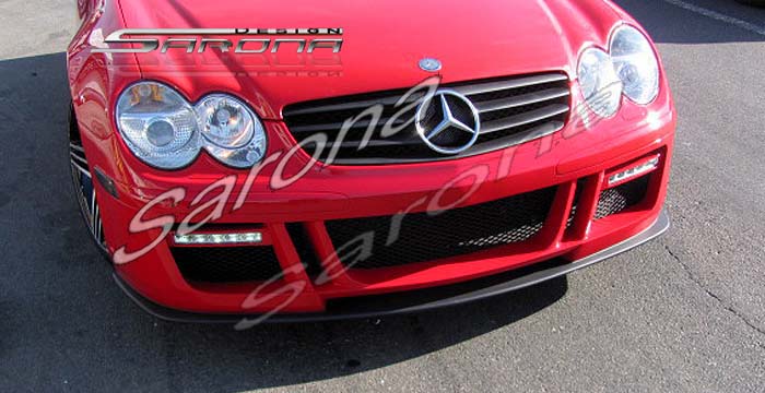 Custom Mercedes SL Front Bumper  Convertible (2003 - 2008) - $890.00 (Part #MB-014-FB)